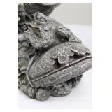 Frog Statues (Lot of 2) ~12"