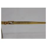 Fendi FF 0445 001 Gold-Tone Sunglasses - 57-16-145 Made in Italy