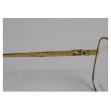 Fendi FF 0445 001 Gold-Tone Sunglasses - 57-16-145 Made in Italy