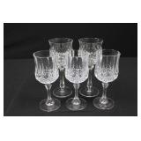 Crystal Cut Goblets - 5-Piece Set