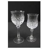 Crystal Cut Goblets - 5-Piece Set