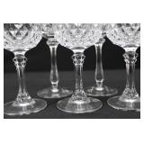 Crystal Cut Goblets - 5-Piece Set