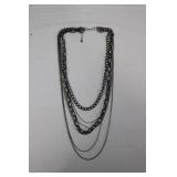Bebe Chain Necklace & Charm Bracelets Set - Silver-Tone Jewelry