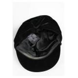 Bebe Rhinestone Cap, Black Fedora Hat & Pouch (Lot of 3)