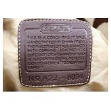 Coach Signature Canvas Tote Bag - Leather Trim & Matching Wallet & Dust Bag