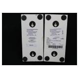 Magnolia Home Book Ends (Lot of 2) White Wood 10"