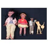 Native American Dolls (Lot of 4)