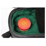 Violin With Flame Maple Back In Green Hard Case & Rosin & Bow Set