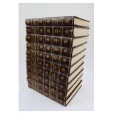 World Book Encyclopedia Set - Burgundy Leatherette & Red/Blue Bindings