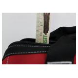 Husky Rolling Tool Bag - Red/Black, 18in, Telescoping Handle & Front Pockets 15" x 16"