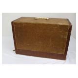 White Rotary Sewing Machine - Vintage Portable with Case & Foot Pedal