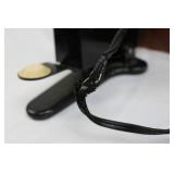 White Rotary Sewing Machine - Vintage Portable with Case & Foot Pedal