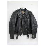 Harley-Davidson Leather Jacket - Genuine Cowhide, Studded - Size M