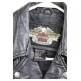Harley-Davidson Leather Jacket - Genuine Cowhide, Studded - Size M