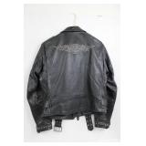 Harley-Davidson Leather Jacket - Genuine Cowhide, Studded - Size M