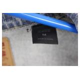 Express Denim Jacket - Size M - Light Wash, 100% Cotton