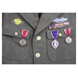 WWII U.S. Army Air Forces Field Jacket with Medals, Ribbons & Sleeve Patches