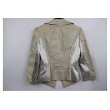 Bebe Beige Blazer - Size 2 - Fabric Imported From Italy