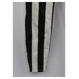 BeBe Striped Pants - Black & White Vertical Stripes, Size M