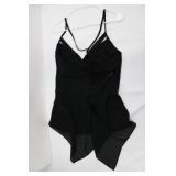 BeBe Striped Pants - Black & White Vertical Stripes, Size M