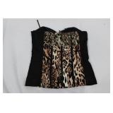 BeBe Striped Pants - Black & White Vertical Stripes, Size M