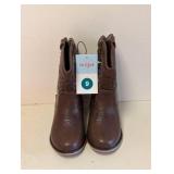 NEW CAT & JACK MEMPHIS BOOTS SIZE 9 COGNAC