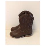 NEW CAT & JACK MEMPHIS BOOTS SIZE 9 COGNAC