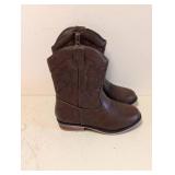NEW CAT & JACK MEMPHIS BOOTS SIZE 9 COGNAC