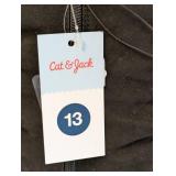 NEW CAT & JACK GIRLS SCRUNCH KNEE SIZE 13 BLACK