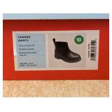 NEW CAT & JACK KIDS TANNER BOOTS SIZE 10 BLACK