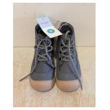 NEW CAT & JACK KIDS BOOTS SIZE 8 CHARCOAL GRAY/FOX