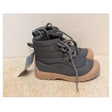 NEW CAT & JACK KIDS BOOTS SIZE 8 CHARCOAL GRAY/FOX