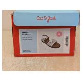 NEW CAT & JACK KIDS SANDALS SIZE 4 WHITE