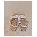NEW CAT & JACK KIDS SANDALS SIZE 4 WHITE