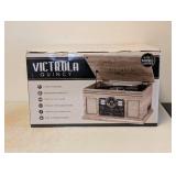 NEW VICTROLA QUINCY 6-IN-1 MUSIC CENTER