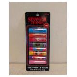 NEW STRANGER THINGS FLAVORED LIP BALM 8PK