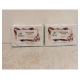 (2) NEW DOVE HOT COCOA SWIRL BAR SOAP 4PK