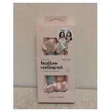 NEW THE SATIN HEATLESS CURLING SET