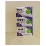 (3) WIPE N’ CLEAR LENS WIPES 75 CT