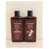 (2) NEW CREMO COZY EMBERS BODY WASH