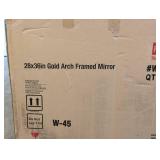 NEW MY TEXAS HOUSE 28”x36” GOLD ARCH FRAMED MIRROR