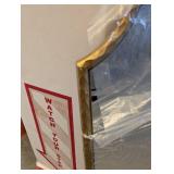 NEW MY TEXAS HOUSE 28”x36” GOLD ARCH FRAMED MIRROR