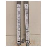 (2) NEW MAINSTAYS 1” CORDLESS VINYL BLINDS WHITE