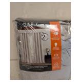 NEW SUN BLK BLACKOUT PANELS 2PK CREAM