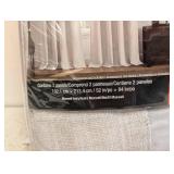 NEW SUN BLK BLACKOUT PANELS 2PK CREAM