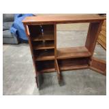 Riley holiday furniture co solid wood mission tv entertainment stand