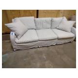 3 seater striped couch