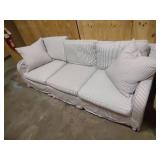 3 seater striped couch