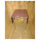 vintage drop leaf metal table