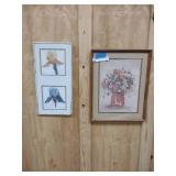 floral print, watercolor